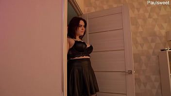 Play The girl persuades the guy to have hard sex with a big strapon (POV, rimming)