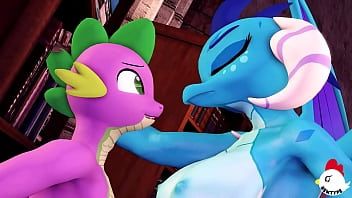 Play My little pony animation princess ember sex spike
